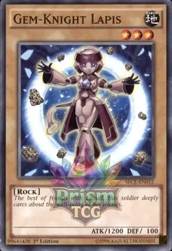 1st Ed Gem-Knight Lapis SECE-EN012 Yugioh - Image 1