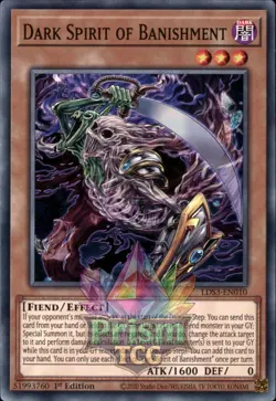 1st Ed Dark Spirit of Banishment LDS3-EN010 Yugioh - Image 1