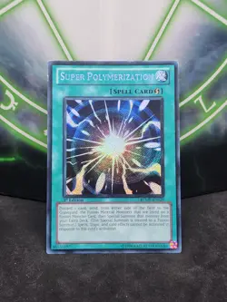 Yugioh Super Polymerization RYMP-EN029 Secret Rare 1st Edition LP - Image 1