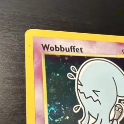 Pokemon TCG Wobbuffet 16/75 1st Edition Neo Discovery Holo MP Swirl - Image 2