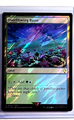 2025 MTG Magic The Gathering FIC Final Fantasy Surge Foil #410 Overflowing Basin - Image 1