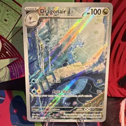 Pokemon TCG SV 151 Dragonair 181/165 Illustration Rare Holo EN 2023 Stage 1 - Image 1