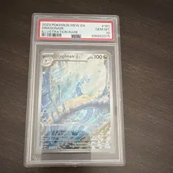 PSA 10 2023 Pokemon TCG Dragonair Illustration Rare Holo SV 151 181/165 EN - Image 1