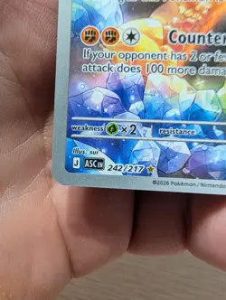 Pokemon TCG Carbink 242/217 Illustration Rare Ascended Heroes Secret Single NM - Image 2