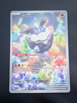 Carbink Full Art Illustration Rare 242/217 - Ascended Heroes Pokemon TCG - NM - Image 1