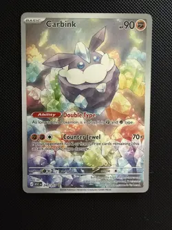 Pokemon Ascended Heroes Carbink 242/217 Pack Fresh Illustration Rare - Image 1