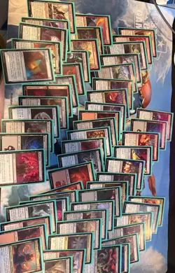 Mtg: 100 card sleeved commander deck Valgavoth, Harrower black/red w/box - Image 1
