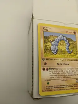 Vintage Pokemon Cards Onix, Seel, Tangela 1st Edition Base Set Shadowless - Image 4