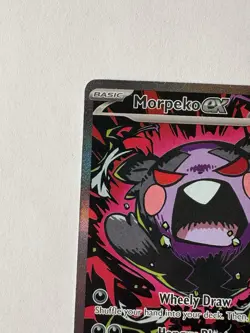 Morpeko ex 117/084 - Pitch Black SIR - Card in hand - Image 2