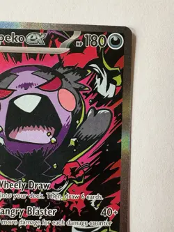 Morpeko ex 117/084 - Pitch Black SIR - Card in hand - Image 3