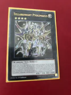 CROS-EN050 Tellarknight Ptolemaeus Ultimate Rare 1st Edition NM Yugioh Card - Image 1
