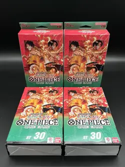 Lot Of 4 ✅ Bandai One Piece Card Game Starter Deck EX Luffy & Ace ST-30 English - Image 1