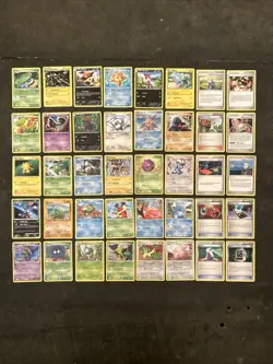 Pokemon Card Lot #5 40 Cards(Shown In Pic) + 3 Holo Cards - Image 1