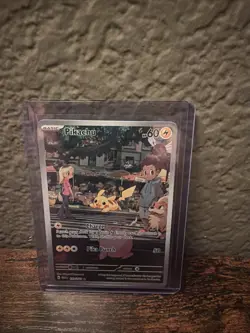 Pokemon Pikachu TCG SV 151 Illustration Rare Card 173/165 Near Mint Condition - Image 1