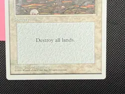 MTG Armageddon 4th Edition LP Magic The Gathering White Sorcery Old School - Image 3