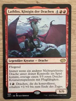 Lathliss Konigin der Drachen Jumpstart 2022 Magic Karte MtG NM Dragons Drache - Image 1