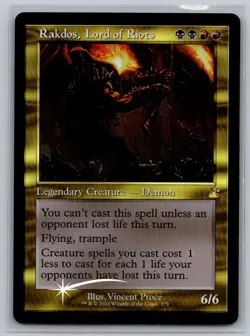 Rakdos, Lord of Riots (Retro Frame) R Ravnica Remastered 379 LP - Image 1