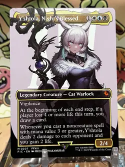 Y'shtola, Night's Blessed (Borderless) [FINAL FANTASY] Non-Foil MTG - Image 1