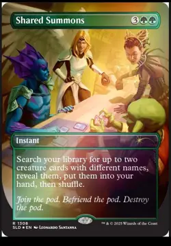 Shared Summons Borderless Foil Festival in a Box Atlanta Secret Lair SLD NM MTG - Image 1