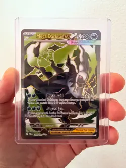 Mega Darkrai ex #101 Pokemon Pitch Black Ultra Rare Holo - Freshly Pulled - Image 1