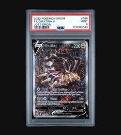 Pokemon TCG Giratina v Alt Art Lost Origin Full Art Card 186/196 PSA 9 - Image 1