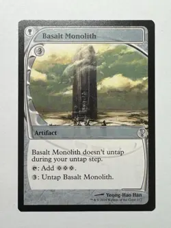 MTG - Basalt Monolith - Mystery Booster 2 #217 Future Sight Base - Image 1