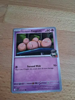 Team Rocket's exeggcute 077/217 Common Ascended Heroes Pokemon Near Mint - Image 1