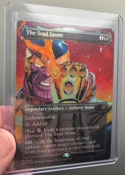 *IN HAND* The Soul Stone (Borderless) MTG [Marvel's Spider-Man] Foil, Pack Fresh - Image 1