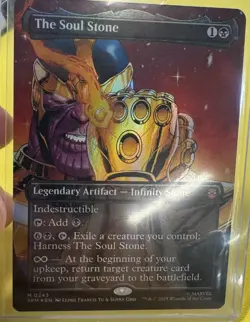 *IN HAND* The Soul Stone (Borderless) MTG [Marvel's Spider-Man] Foil, Pack Fresh - Image 5