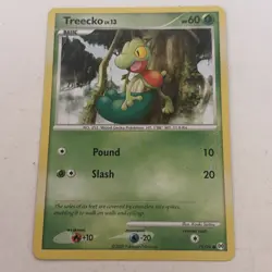 Treecko LV.13 79/99 Regular Platinum Arceus Pokemon TCG NM - Image 1