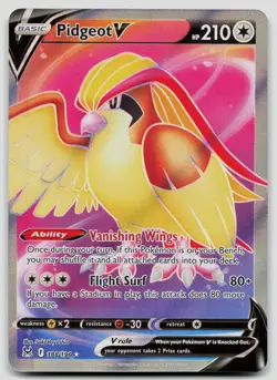 Pidgeot V 188/196 Lost Origin Pokemon NM - Image 1