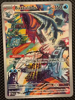 The Pokemon Company 2023 Baxcalibur 210/193 IR Holo English Paldea Evolved - Image 1