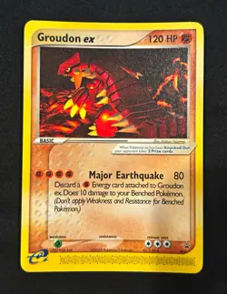 Groudon ex 002 Pokemon TCG Promo EX Nintendo Power Magazine English 120 HP - Image 1