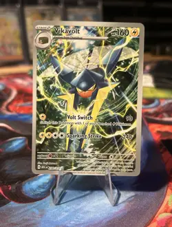 Nintendo Vikavolt 230/217 Crimson Invasion Secret Rare Holo Eng HP 160 - Image 1