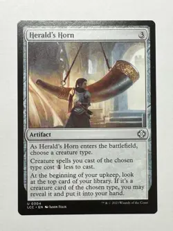 MTG - Herald's Horn - Commander: The Lost Caverns of Ixalan LCC 0304 Base - Image 1