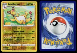 AMPHAROS 056/203 RARE EVOLVING SKIES POKEMON REVERSE HOLO NM - Image 3