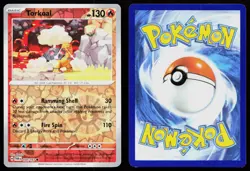 TORKOAL 030/167 COMMON TWILIGHT MASQUERADE POKEMON REVERSE HOLO NM - Image 3