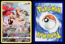 TORKOAL 237/236 SECRET RARE COSMIC ECLIPSE POKEMON HOLO LP - Image 3