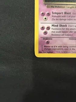 Pokemon TCG Dark Alakazam 18/82 Team Rocket Rare Regular Unlimited English 2000 - Image 2