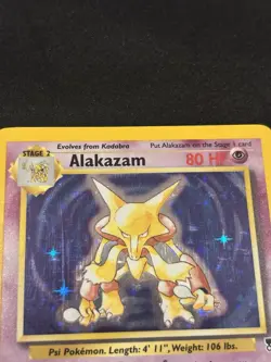 Pokemon TCG Alakazam 1/110 Legendary Collection Holo Rare Unlimited 2002 - Image 2