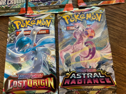 5 PACK LOT POKEMON BOOSTER PACKS LOST ORIGIN, ASTRAL RADIANCE, PARADOX RIFT - Image 2