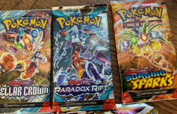 5 PACK LOT POKEMON BOOSTER PACKS LOST ORIGIN, ASTRAL RADIANCE, PARADOX RIFT - Image 3