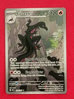Pokemon Salazzle 224/217 Evolutions Full Art Holo UR 120HP Eng ascended heroes - Image 1