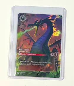 Disney Lorcana TCG Maleficent - Monstrous Dragon Promo English - Image 1