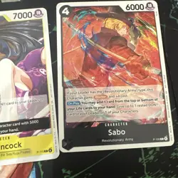 One Piece TCG Promo Cards P-115 Boa Hancock P-102 Nami P105 Sabo Set of 3 - Image 4