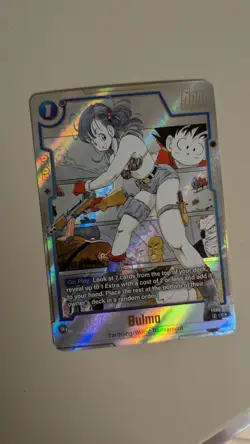 Dragon Ball Super Card Game Bulma FB06-035 Alt Art Manga Booster 01 - Image 2