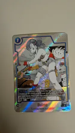Dragon Ball Super Card Game Bulma FB06-035 Alt Art Manga Booster 01 - Image 3