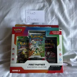 Pokemon TCG First Partner Illustration Collection Series 2 Box Promo Booster - Image 1