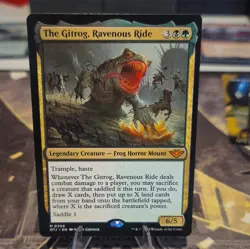MTG. The Gitrog, Ravenous Ride Legendary Creature - Black/Green OTJ #0206 EN - Image 1