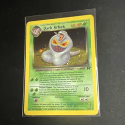 Pokemon TCG Dark Arbok 2/82 Team Rocket Uncommon 60HP EN 2000 - Image 1